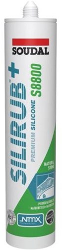 Soudal silirub+ s8800 | Naturstein | Silikondichtstoff | helles Beige | 300 ml – 120988