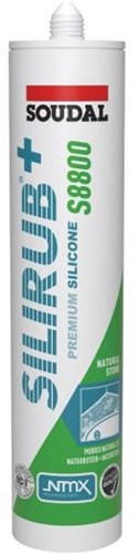 Soudal silirub+ s8800 | Naturstein | Silikondichtstoff | weiß | 300 ml – 120995