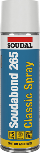 Soudal Soudabond 265 klassisches Spray | Kontaktkleber | 500 ml – 146309