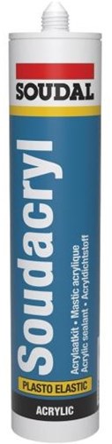 Soudal Soudacryl | Acryl-Dichtstoff | weiß | 310 ml – 116431