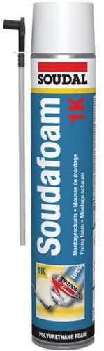Soudal Soudafoam 1 k | PU-Schaum | Champagner | 750 ml – 100393