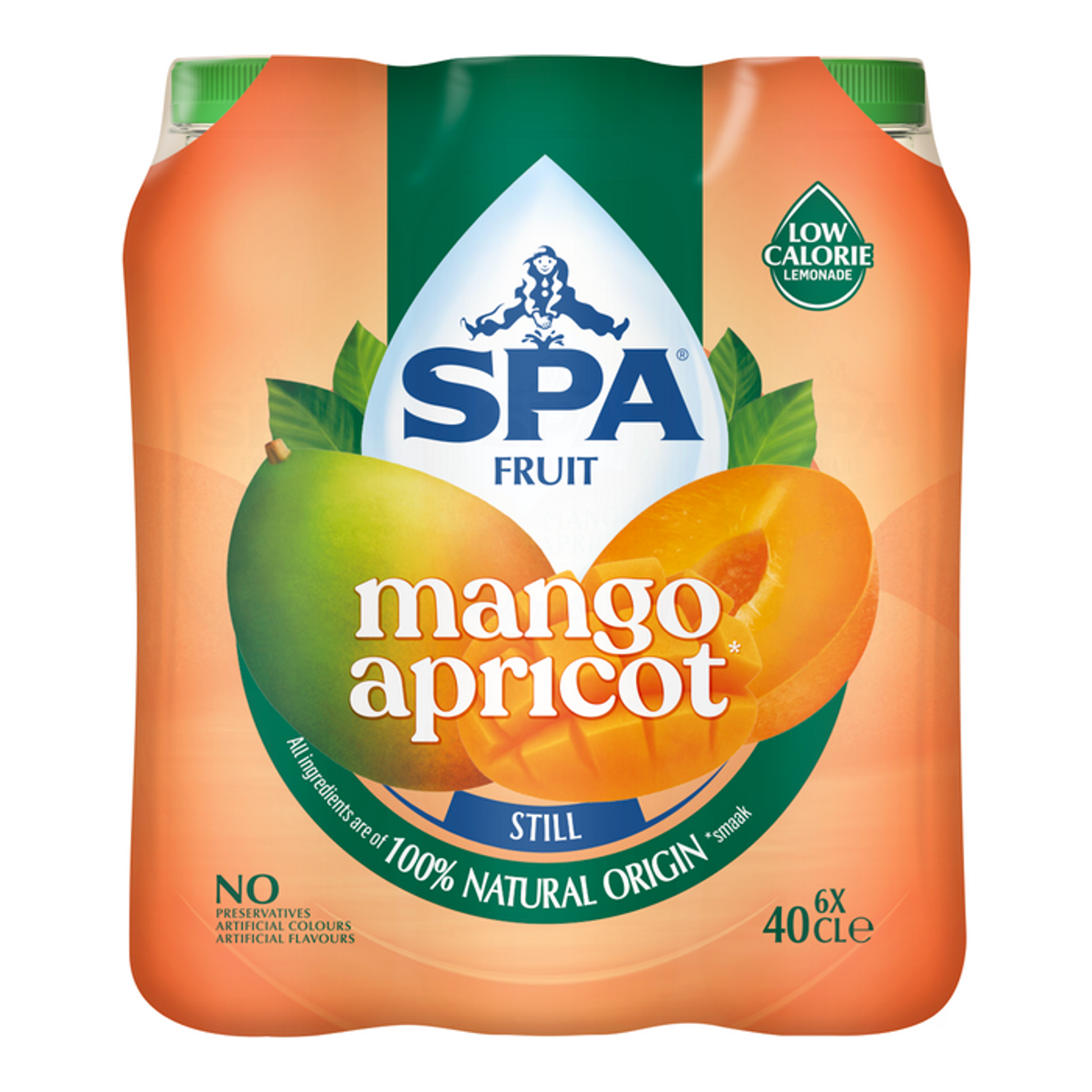 Spa Fruit Still Mango Aprikose Pet (6x 400ml)
