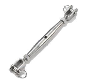 Spannschloss 2x Gabel M12 Edelstahl
