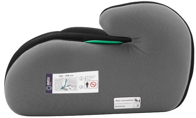 Sparco F100KI Sitzverstärker I-Größe 125-150 cm schwarz grau