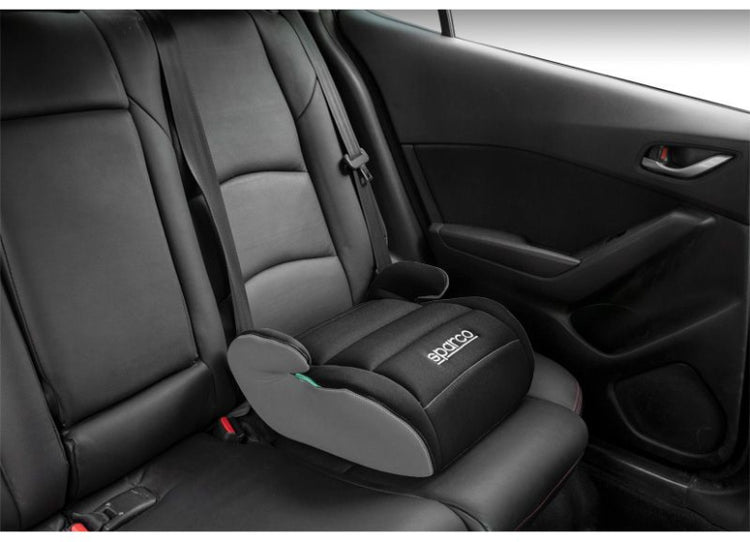 Sparco F100KI Sitzverstärker I-Größe 125-150 cm schwarz grau