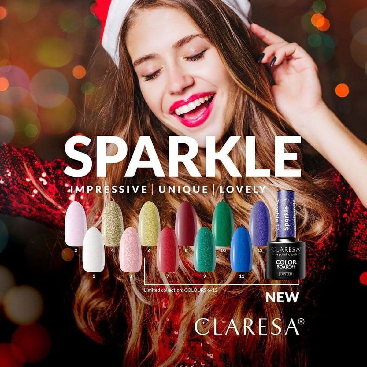 Claresa Claresa UV LED GELLAK 5ML SPARKLE 7