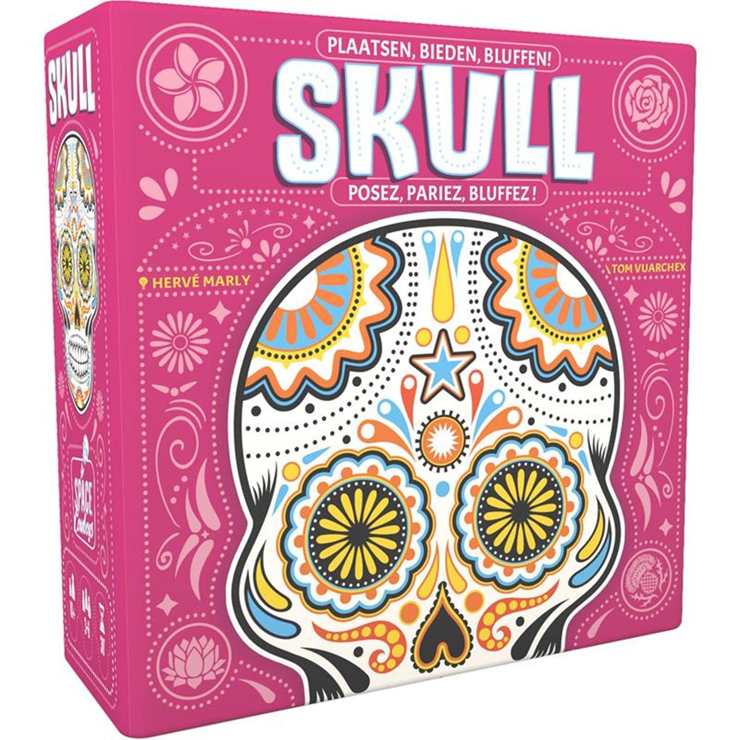 Weltraum-Cowboys-Totenkopf-Kartenspiel