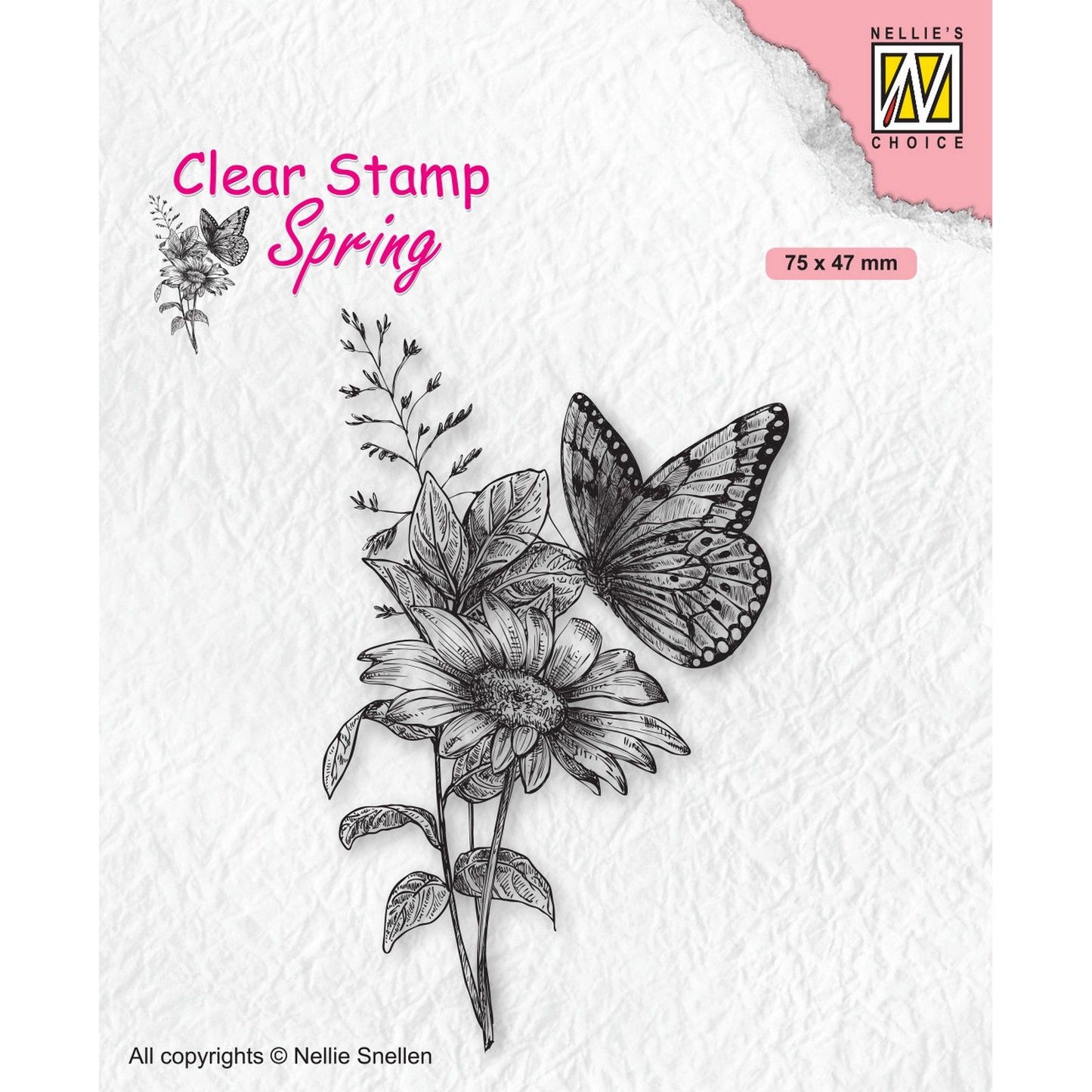 Nellies Wahl • Frühlings-Klarstempel Schmetterling