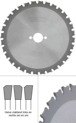 Spero 32tx160mm Metall-TCT-Sägeblatt – Bohrung 20 mm – spm-160-32-20