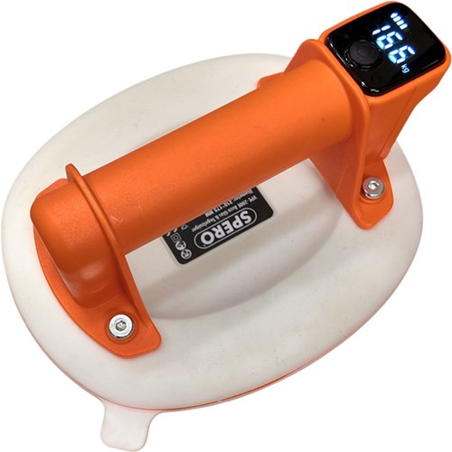 Spero Akku-Glasfliesen-Staubsauger Profi | Manometer | 200mm | 3,7 V | max: 56 kg vp200e