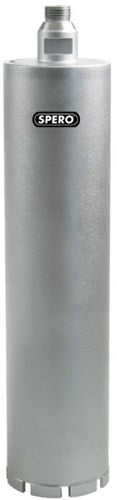 Spero Beton-Diamantbohrer dünnwandig | 131mm | r1 2 | Nassgebrauch | Länge 300 mm – spc-210731