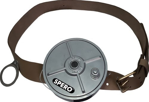 Spero spvmhsl | geflochtene Drahtrolle Profi | mit Ledergürtel für 1,2 1,5 kg Flechtdrahtrolle – spvmhsl