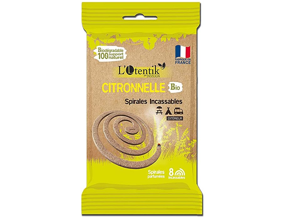 L`otentik Anti Becher Spiralcitronella. 8 Spirale in 1 Beutel