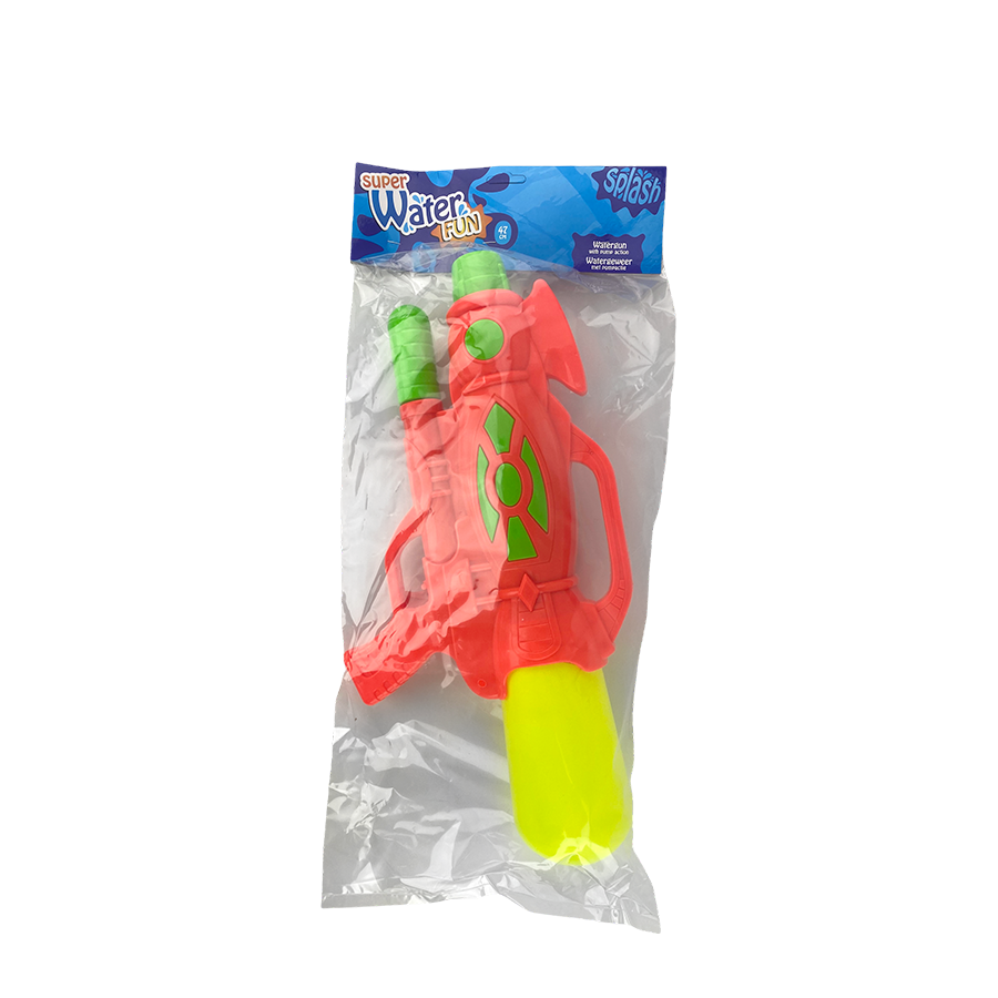 Spritzwasserpistole orange grün 47cm