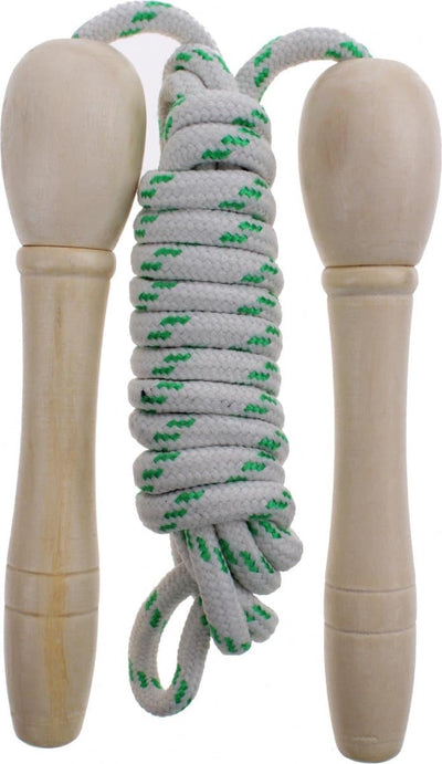 Jonotoys springen Seil mit Holzspulen, Länge 210 cm