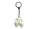 Miffy Schlüsselanhänger 2 Clogs 4cm weiß schw
