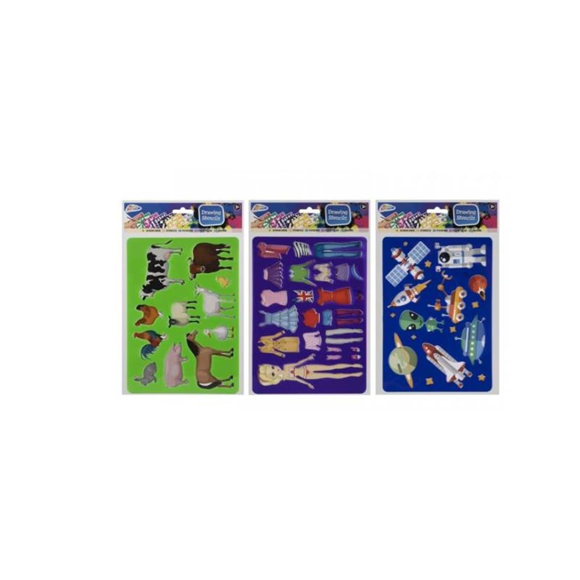 Grafix-Zeichenvorlagen, 2er-Pack