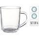 Exzellentes Haushaltsgeschirr Teeglas gehärtetes Glas Set von 6 Stück 220ml