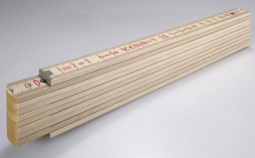 Abi stla Zollstock, 407n transparentes Holz 2m - 14348