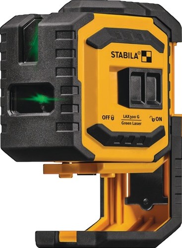 Stabila lax 300g Kreuzlinienlaser grün | 30m | ± 0,3 mm m | 1 Stück - 19033 - 19033