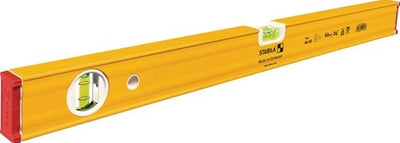 Stabila Wasserwaage | 80cm | aluminiumgelb | ± 0,5 mm m | 1 Stück - 19166 19166