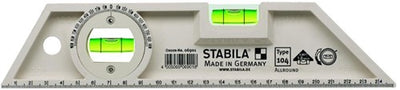 Stabila Wasserwaage, Kunststoff, Teilung 25cm - 06901