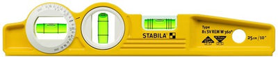 Stabila Wasserwaage, V-Nut 1v1h1x360° Libelle 25cm - 16670
