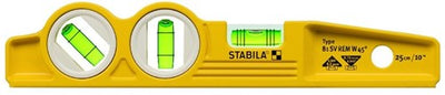 Stabila Wasserwaage, V-Nut 1v1h1x45° Libelle Magn.25cm - 16672