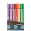 Stabilo Pen 68 Farbparade Anthrazit hellblau, 20st.