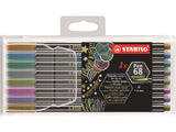 Stabilo Pen 68 Metallic Felt -Tip Stifte, 8st. - afbeelding 1