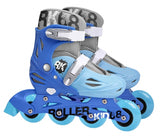 Inline-Skates einstellbare hellblaue Größe 30-33 - afbeelding 1