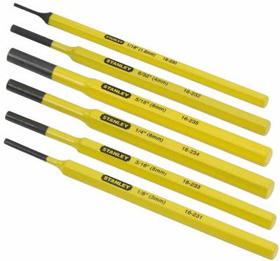 Stanley Handwerkzeuge Zentrierspitze und Locher-Set 6-tlg. - 4-18-226