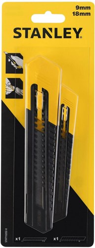 Stanley Handwerkzeuge Kombipaket Abbrechmesserset | 9 mm + 18 mm – stht10202-0