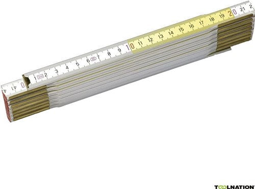 Stanley Handwerkzeuge Zollstock gelb weiß | 2m - 15mm - 0-35-458