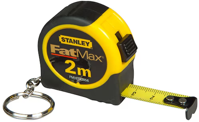 Stanley Handwerkzeuge Fatmax Maßband 2 m Schlüsselanhänger – FMHT1-33856