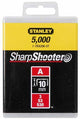 Stanley Handwerkzeuge Heftklammern 10 mm Typ A – 5000 Stück – 1-tra206-5t
