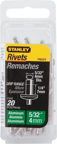Stanley Handwerkzeug-Popnieten 5 x 9 mm – 15 Stück – 1-paa66t