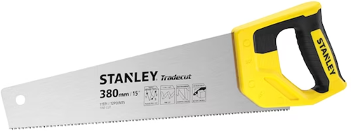 Stanley Handwerkzeuge STHT20349-1 Holzsäge Tradecut Fine 380 mm 11 TPI – STHT20349-1