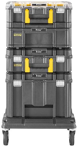 Stanley-Koffer fmst1-80107 Werkzeugkoffer | Fatmax Tstak Tower | +Wagen – fmst1-80107