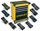 Stanley stht0-80442 | Werkzeugwagen | 4 Schubladen – gefüllt mit 9 Modulen – stht0-80442