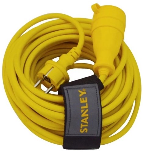 Stanley-Verlängerungskabel 10 Meter H05VV-F 3x1,5mm² IP44 - Sta275134