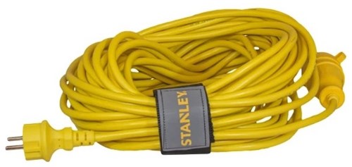 Stanley-Verlängerungskabel 10 Meter H05VV-F 3x1,5mm² IP44 - Sta275134
