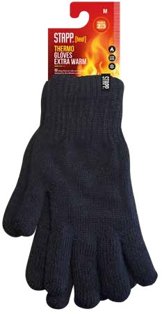 Stapp Heat Unisex-Handschuhe Thinsulate 1er-Pack 70608 Thermo | schwarz 6990 | Größe M - 8721198034197