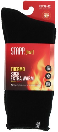 Stapp Heat Unisex-Socken 1er-Pack 70101 | schwarz 6990 | Größe 43 - 8721198029070