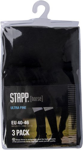 Stapp Pferdekniestrümpfe ultrafein 3er-Pack 33700 | mehrfarbig | Größe 36 - 8719534006922
