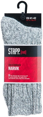 Stapp rote Narvik-Socke 25902 | 256 hellgrau | Größe 44 - 38.134.014.02
