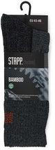 Stapp Techno Bambussocke 28400 dunkelgrau orange | 6556 dunkelgrauorange | Größe 50 - 00.134.007.47