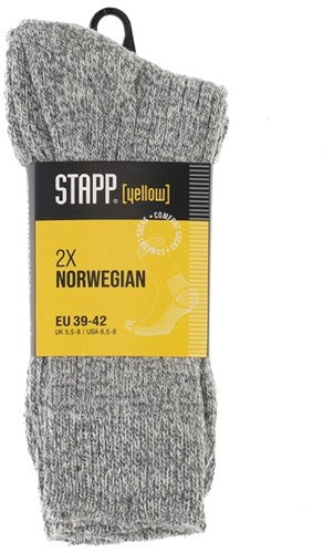 Stapp gelbe norwegische 2er-Pack Socken 4405 | 600 norwegisch | Größe 42 - 38.134.003.01