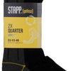 Stapp gelbe Quarter 2er-Pack Socken 4435 | 699 schwarz | Größe 46 - 38.134.046.43
