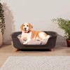 Starplast Hundebett mit Höhe 78,5 x 58,5 x 25 cm Schwarz